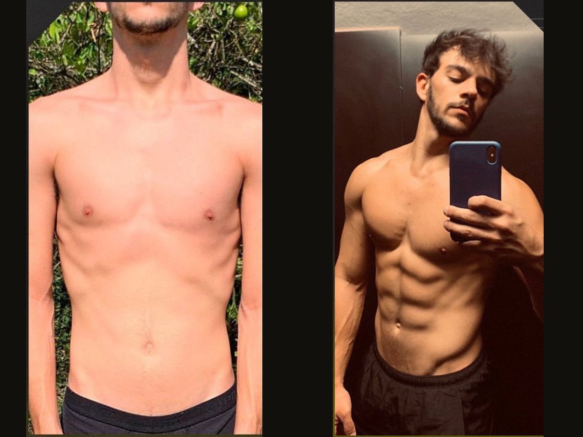 Aluno da SAUT Atibaia apos a transformacao